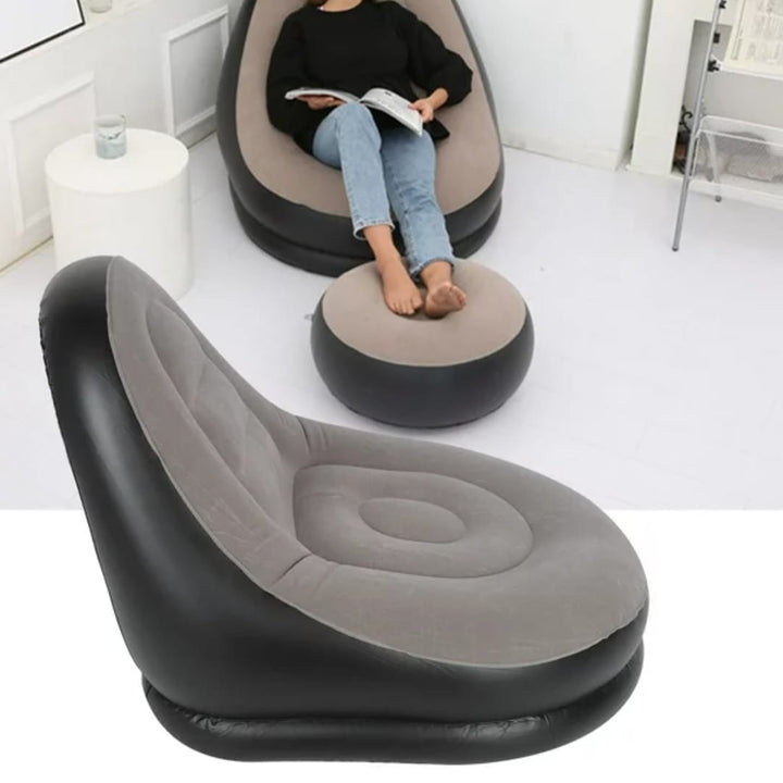 Sillon Confortable Portatil con reposapies