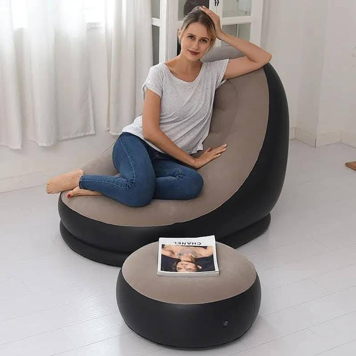 Sillon Confortable Portatil con reposapies