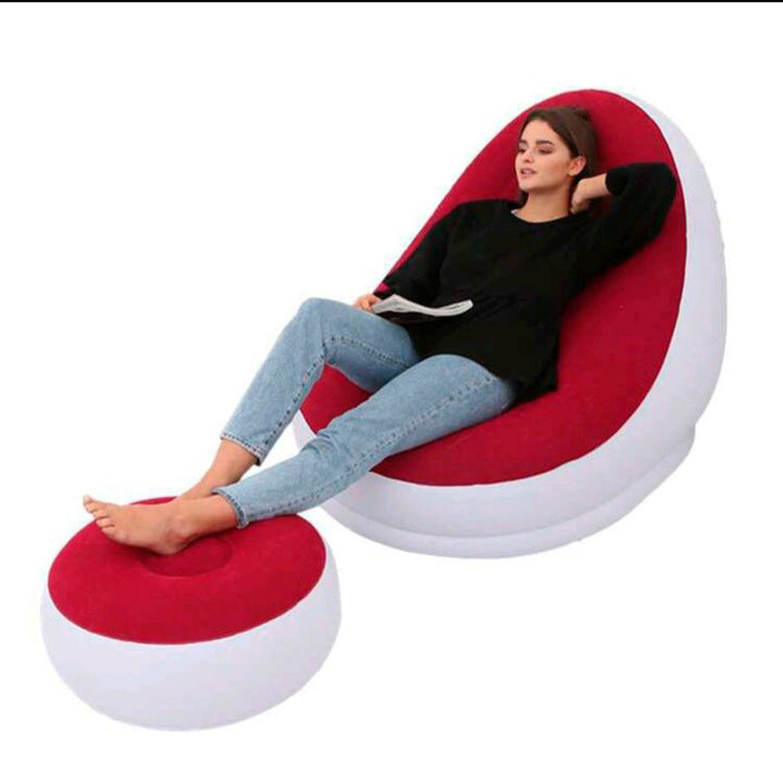 Sillon Confortable Portatil con reposapies