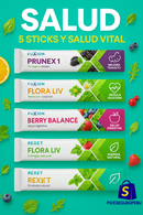 Kit Detox Fuxion 10 Días Prunex FloraLiv Alpha Balance BerryBalance Rexet